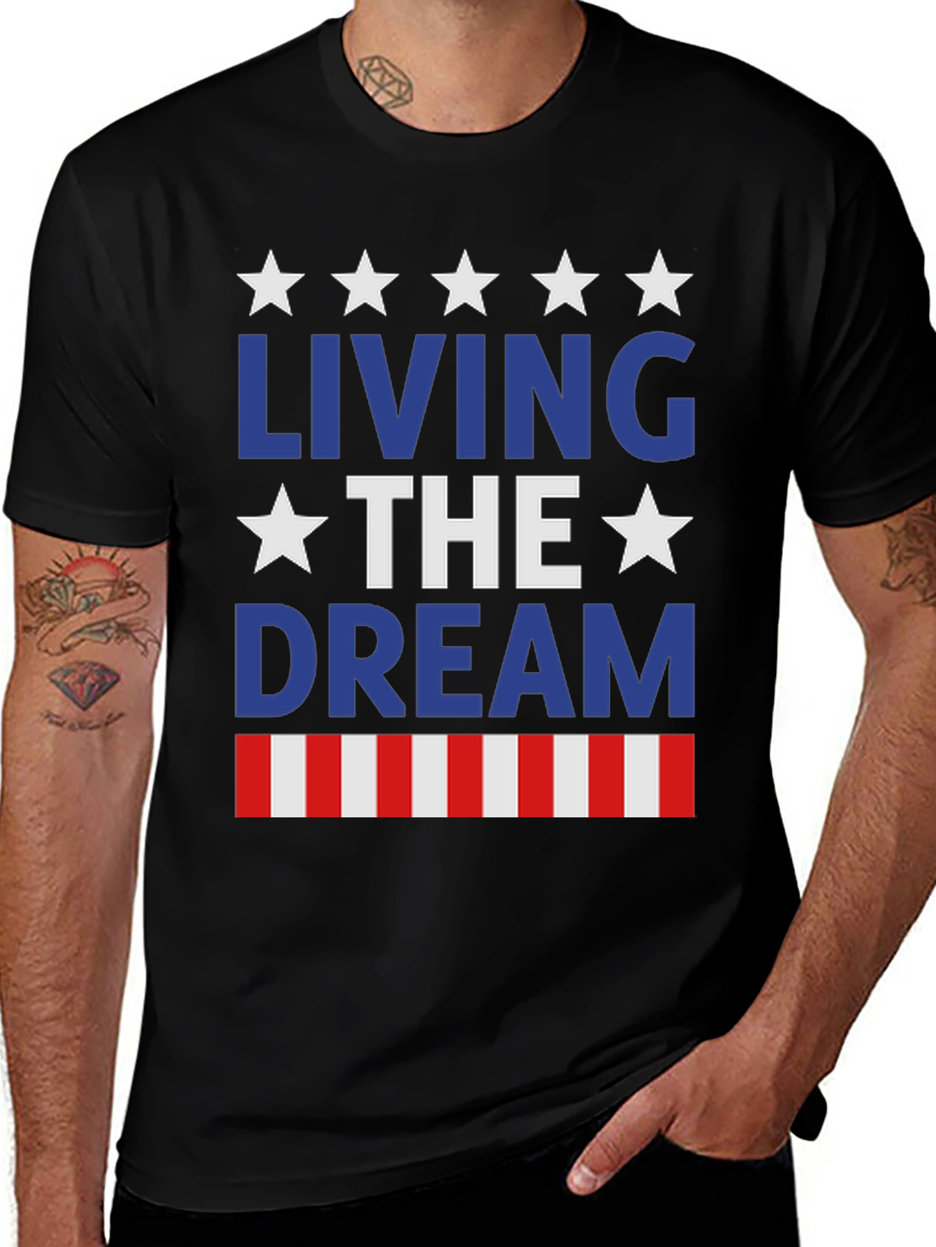 Living the Dream Patriotic T-Shirt