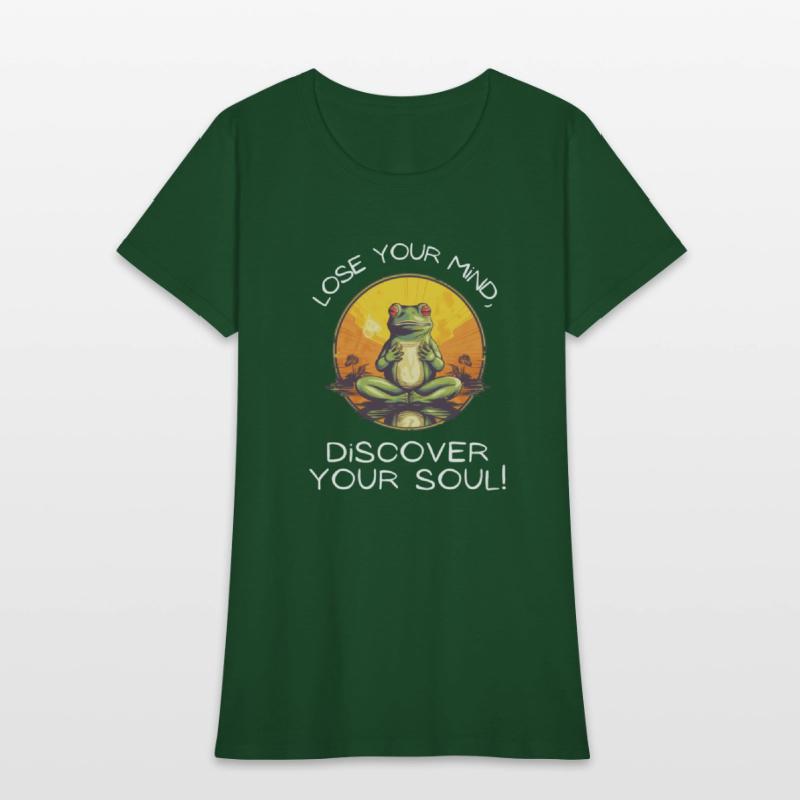 Yoga Meditation Frog: Soul Discovery Apparel