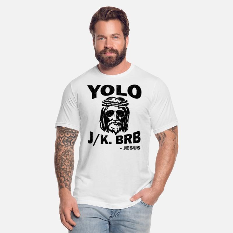 Yoloo Jk Brb Jesus Funny Easter Day