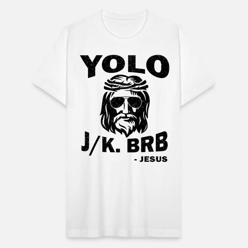 Yoloo Jk Brb Jesus Funny Easter Day