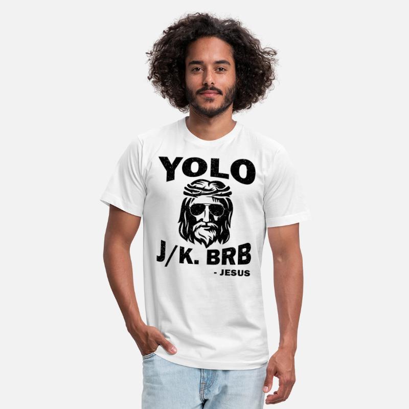 Yoloo Jk Brb Jesus Funny Easter Day