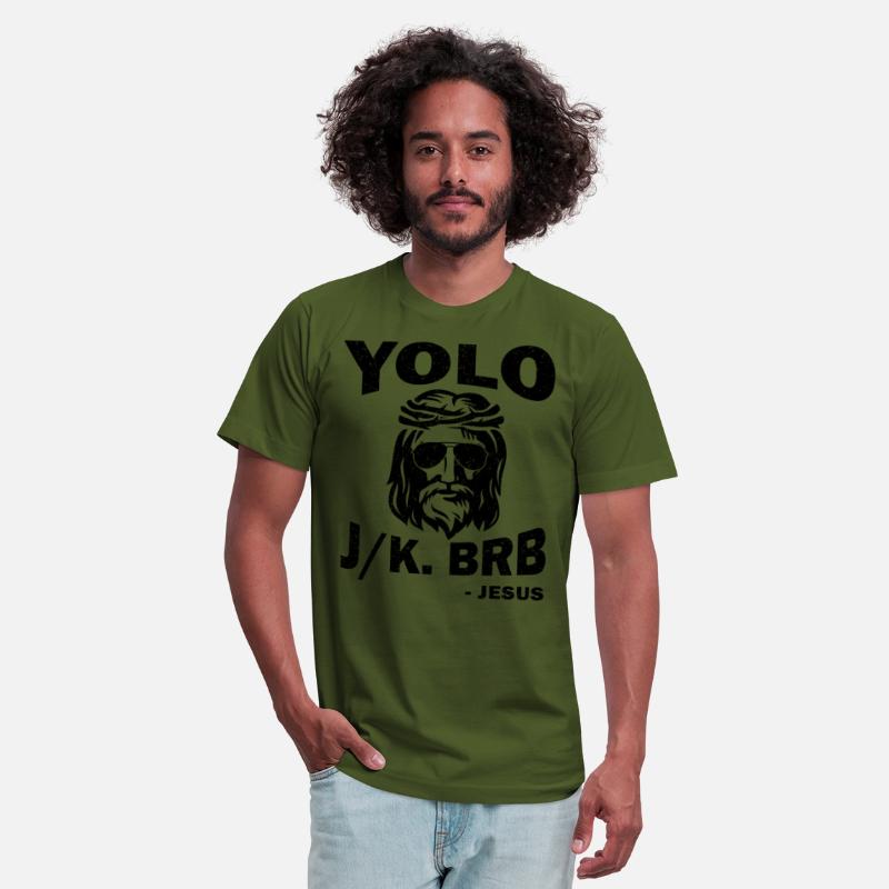 Yoloo Jk Brb Jesus Funny Easter Day