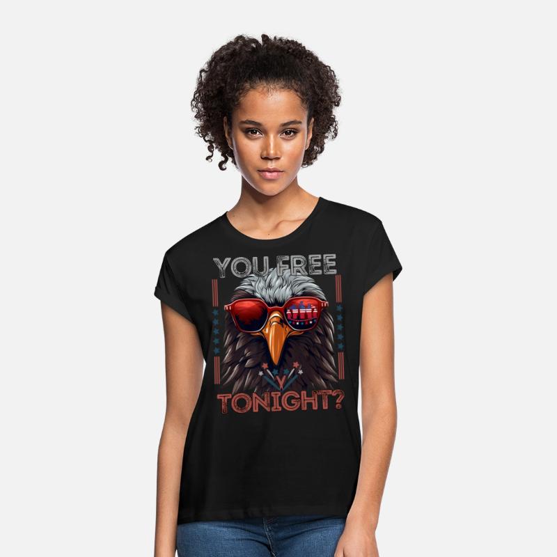 You Free Tonight Funny 4th Of July Bald Eagle
