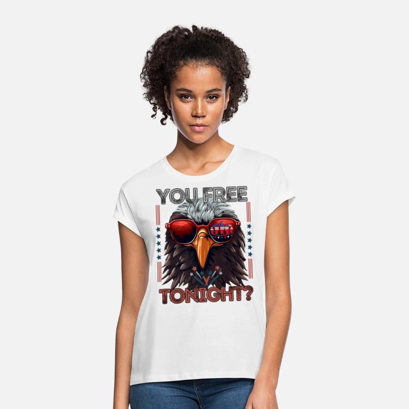You Free Tonight Funny 4th Of July Bald Eagle