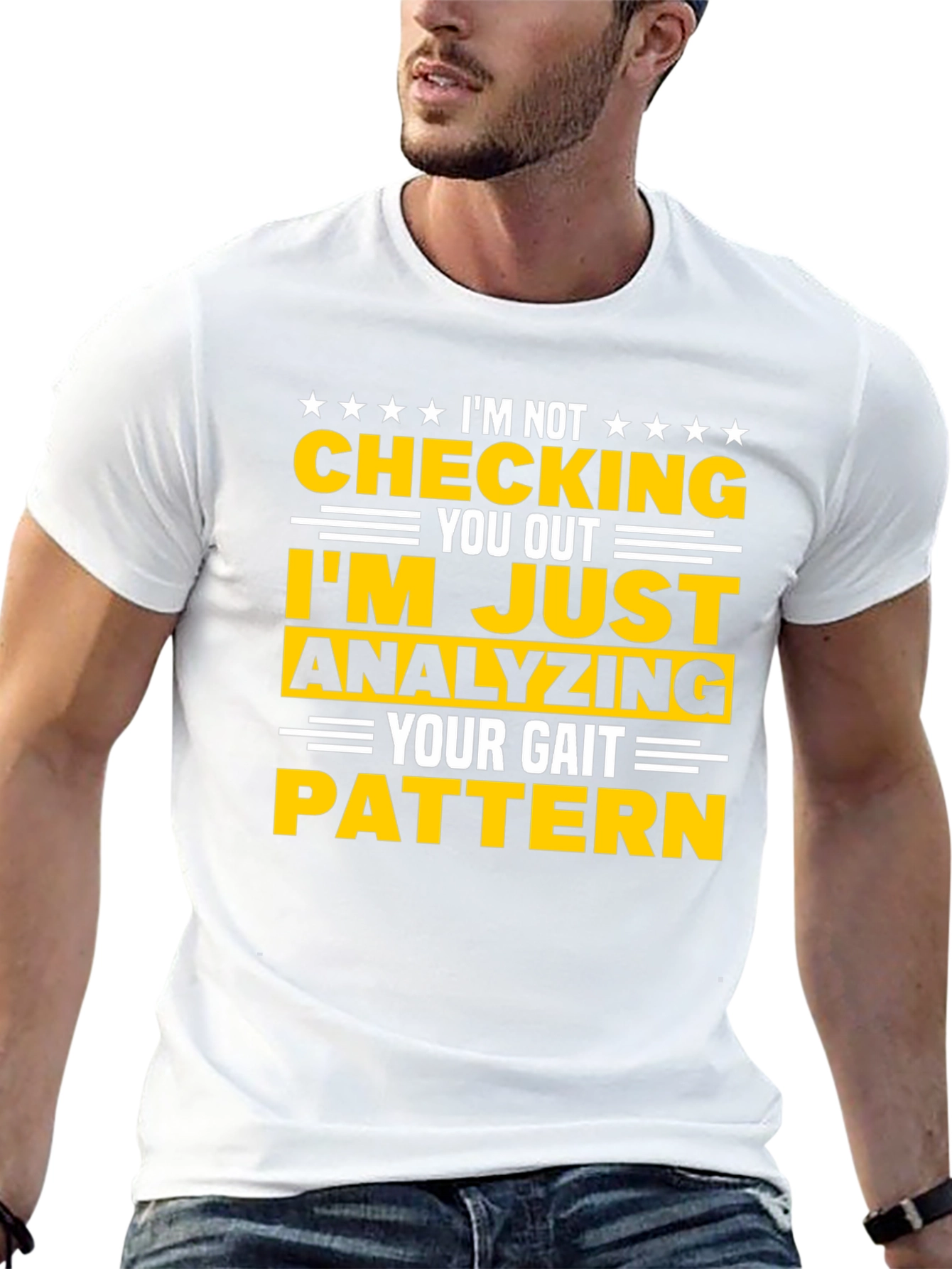 Gait Analysis T-Shirt: Funny Anatomy Therapist Tee