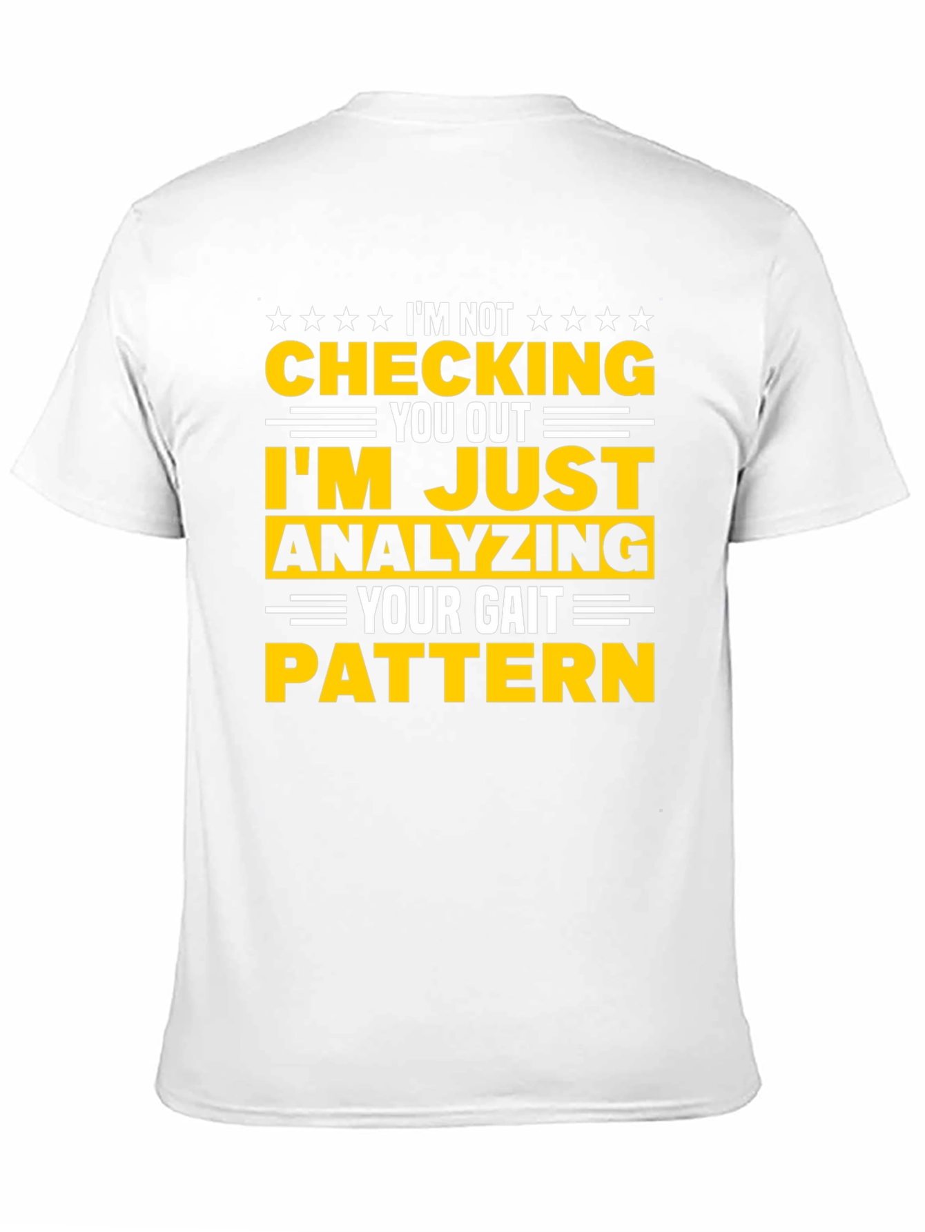 Gait Analysis T-Shirt: Funny Anatomy Therapist Tee