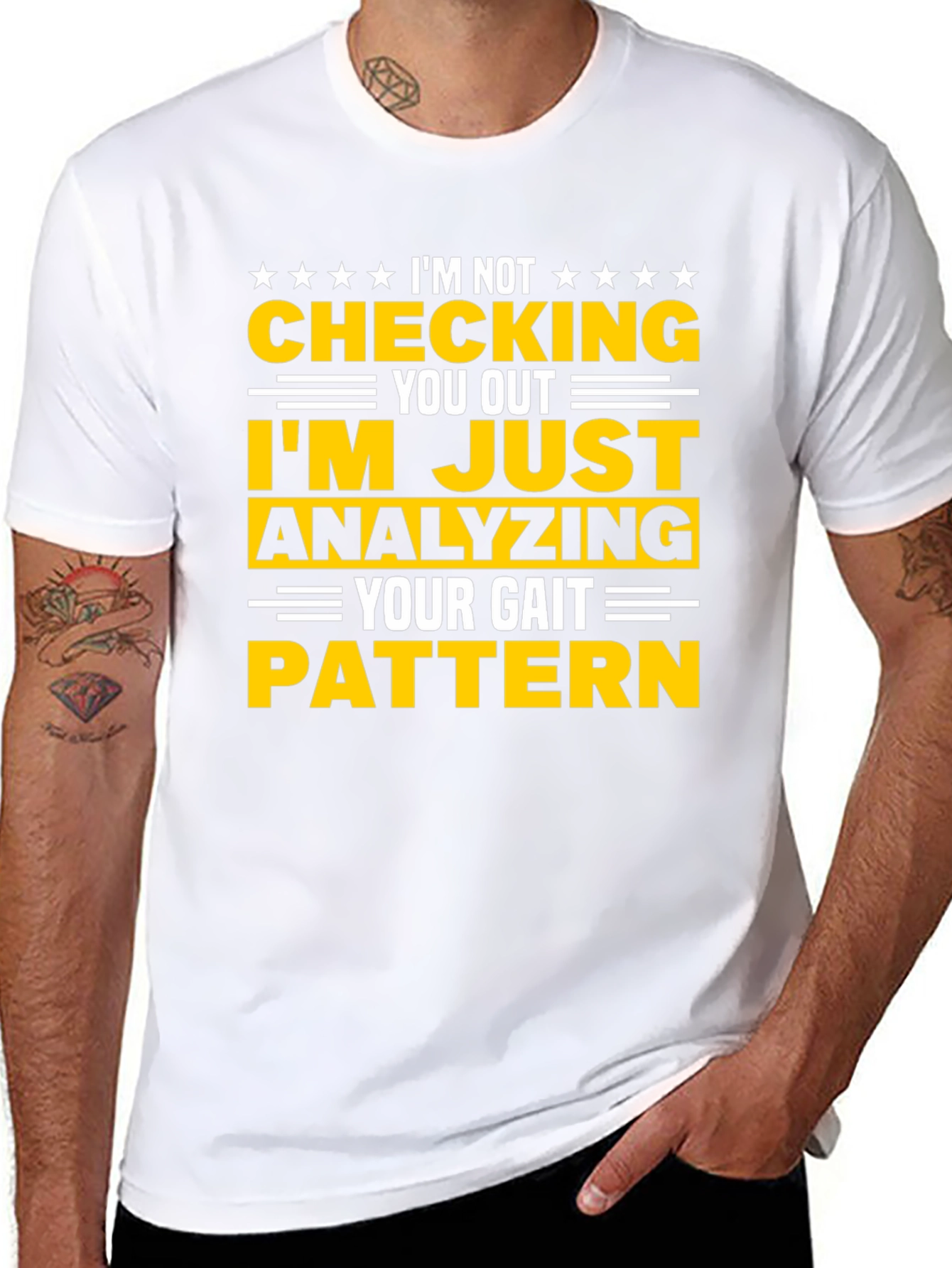 Gait Analysis T-Shirt: Funny Anatomy Therapist Tee
