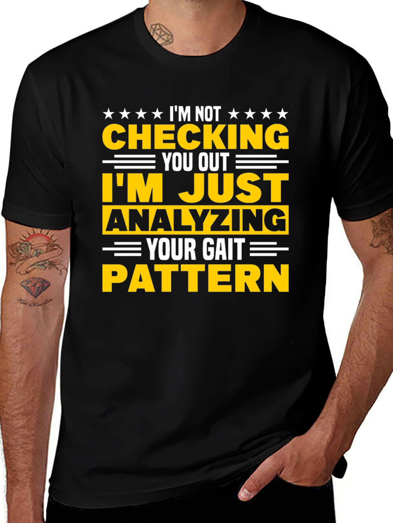 Gait Analysis T-Shirt: Funny Anatomy Therapist Tee