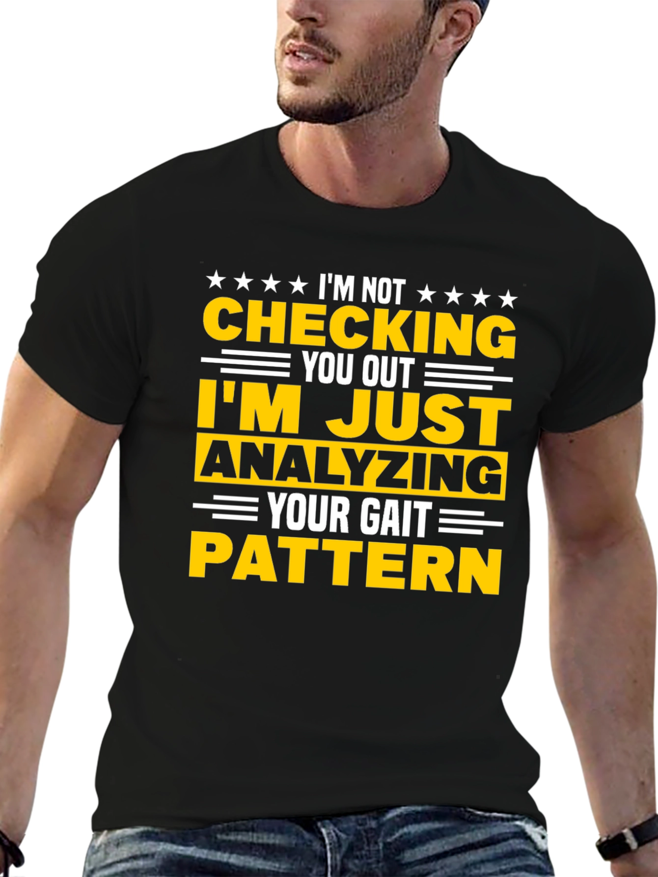 Gait Analysis T-Shirt: Funny Anatomy Therapist Tee