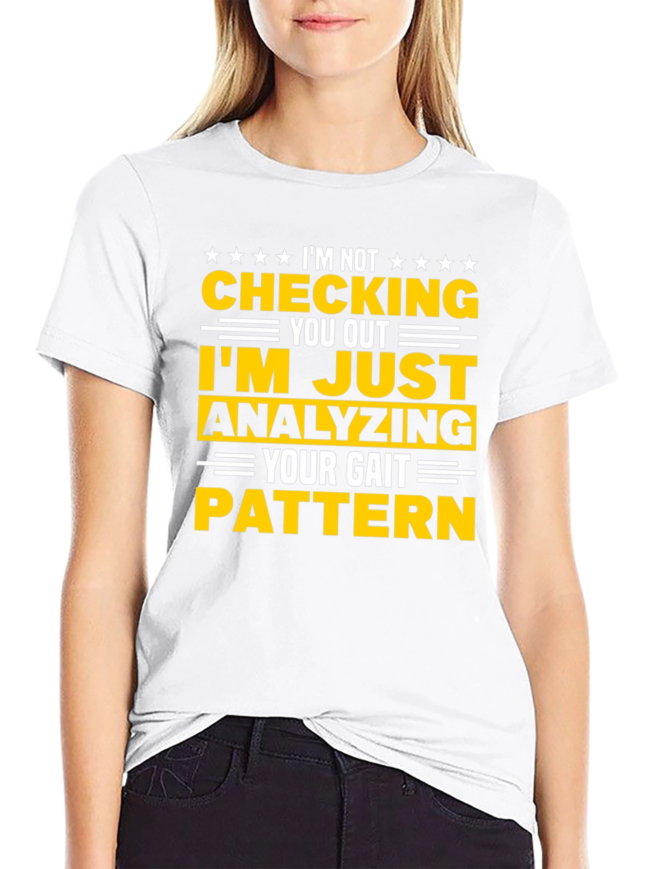 Gait Analysis T-Shirt: Funny Anatomy Therapist Tee