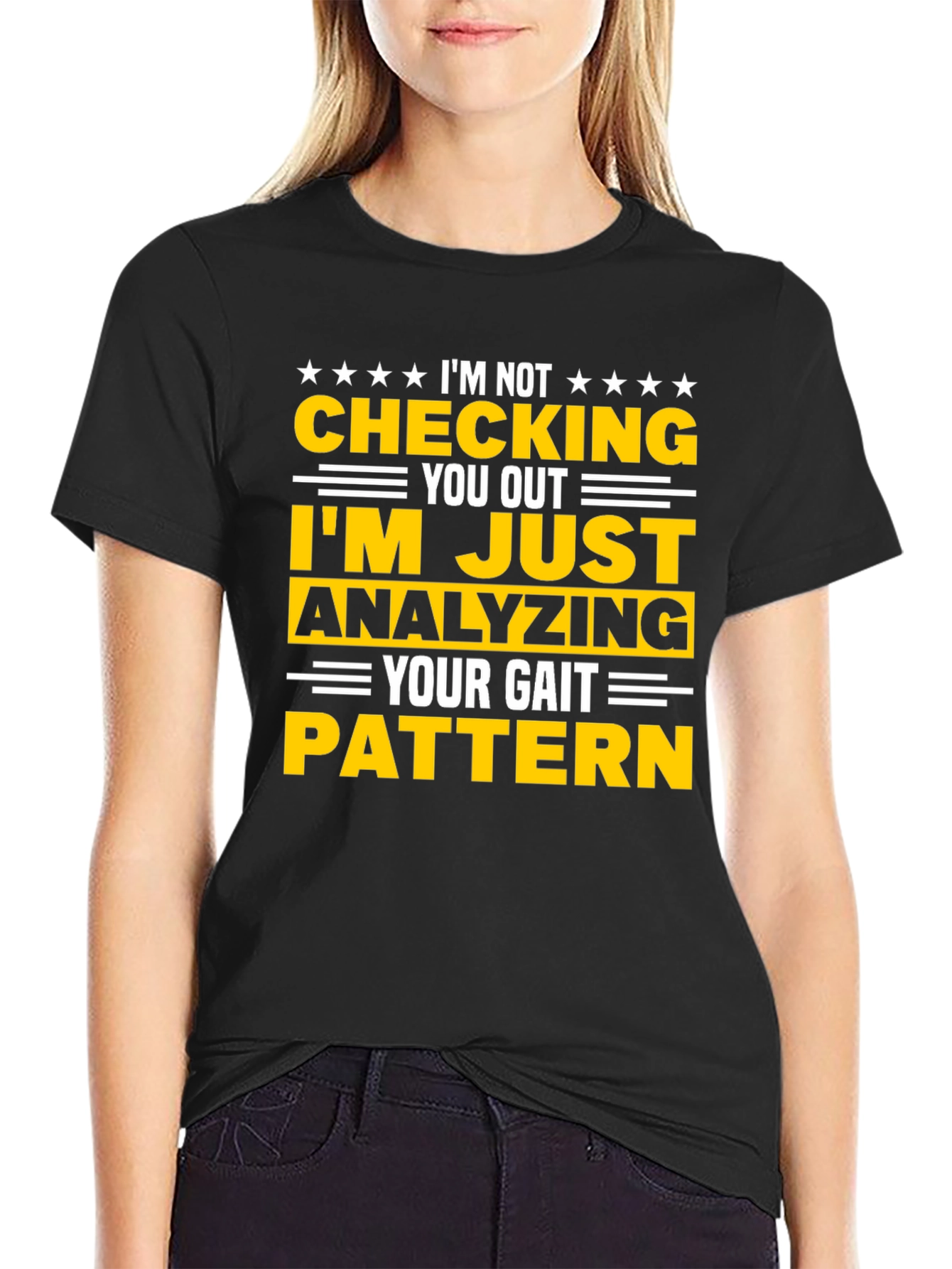 Gait Analysis T-Shirt: Funny Anatomy Therapist Tee