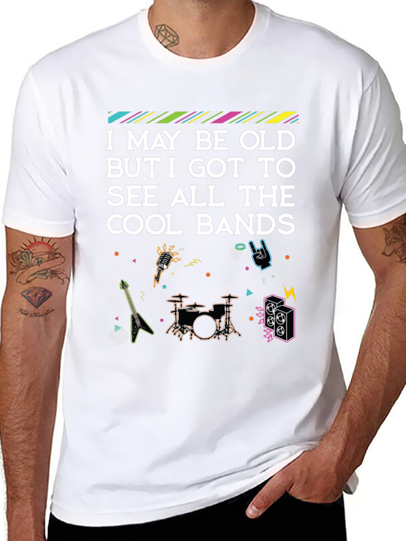 Cool Bands Graphic T-Shirt