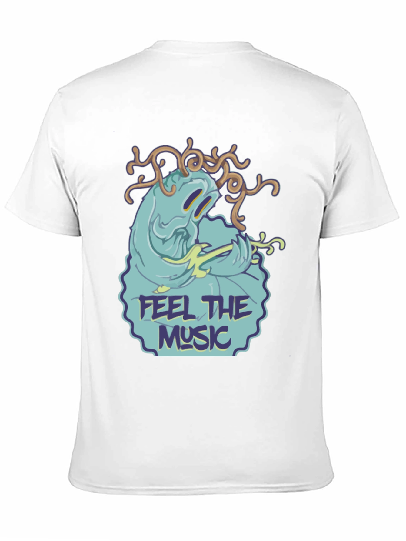 Feel the Music T-Shirt - Graphic Print Tee