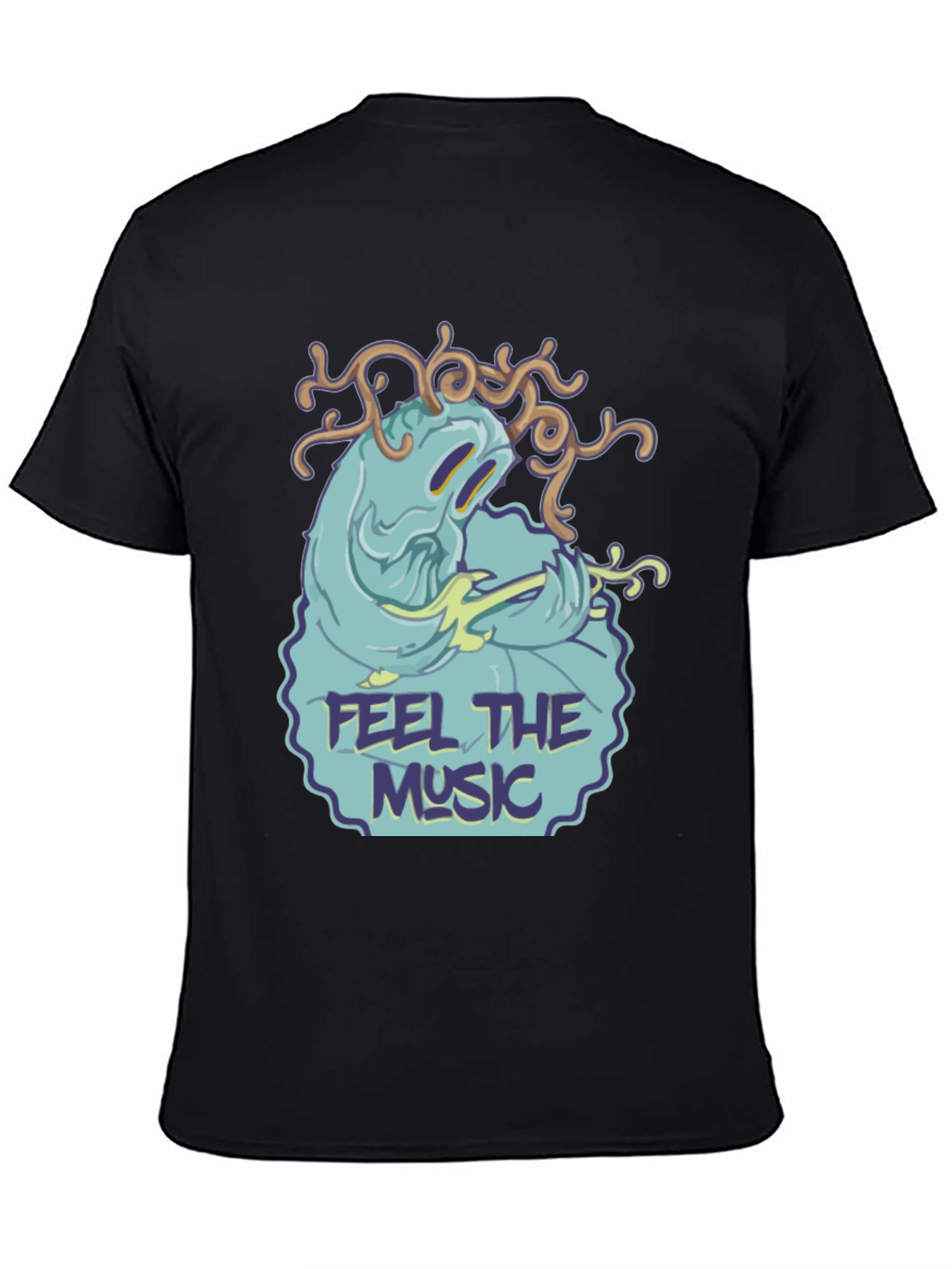 Feel the Music T-Shirt - Graphic Print Tee