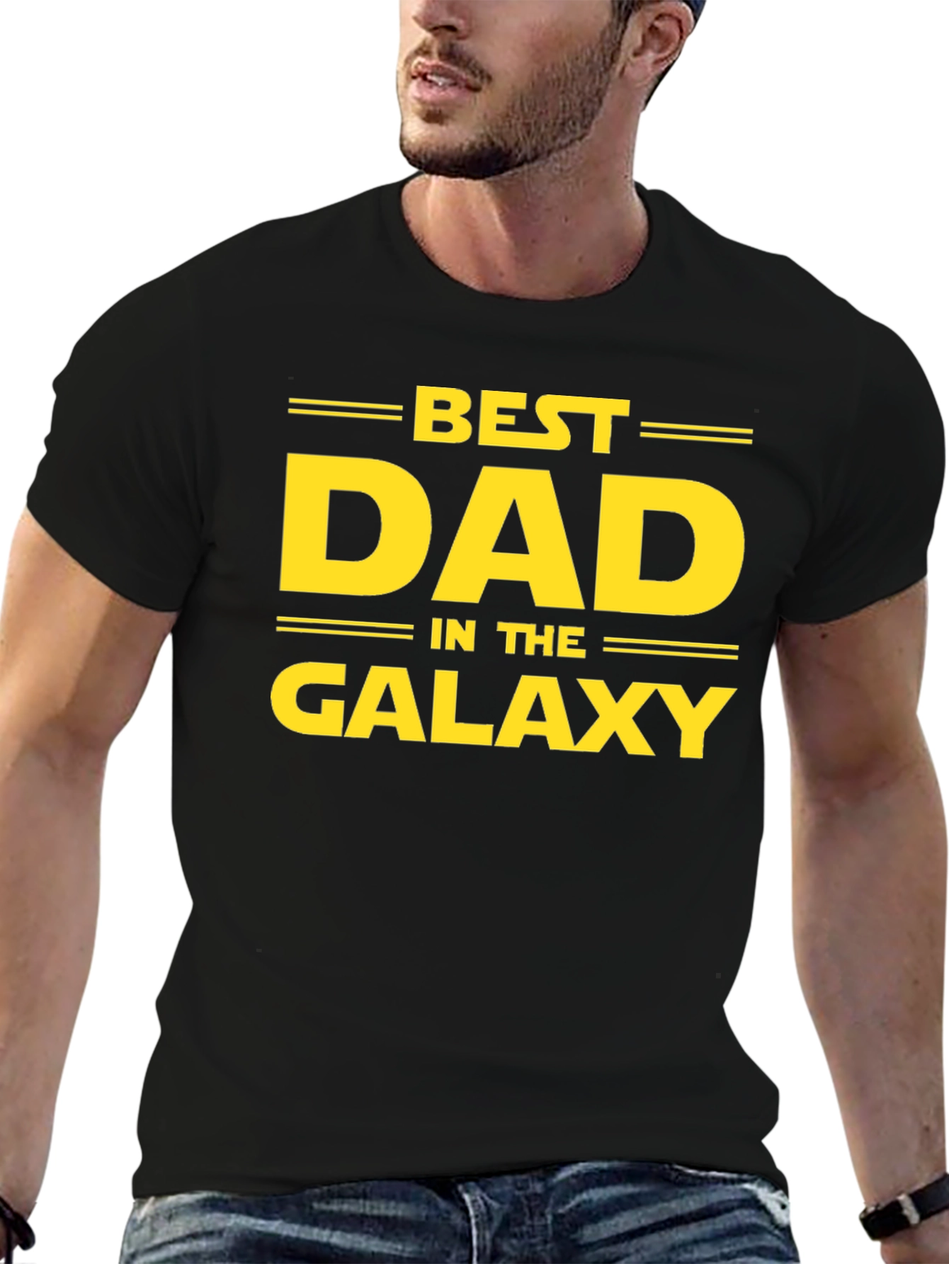 Best Dad in the Galaxy Graphic T-Shirt