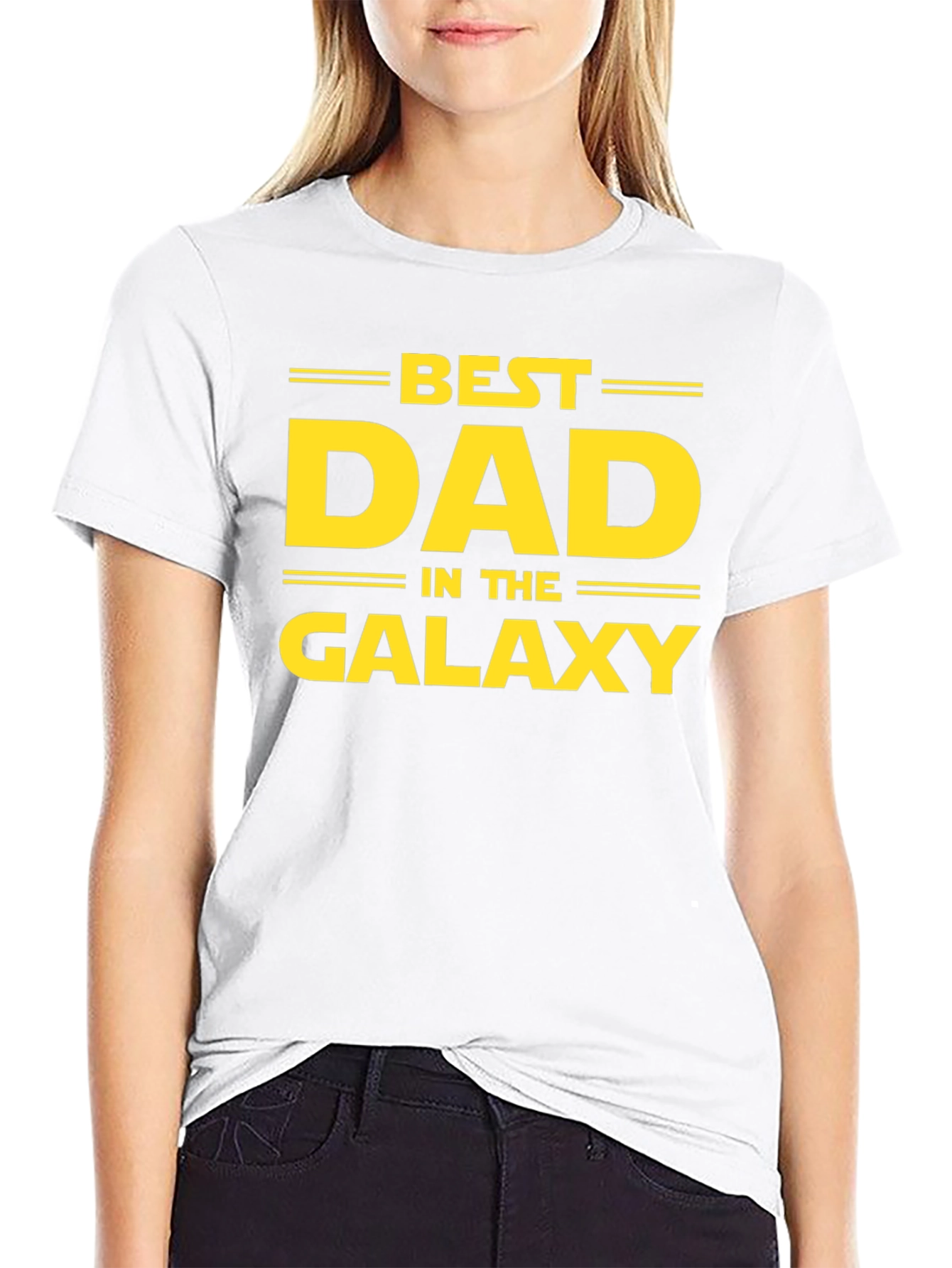 Best Dad in the Galaxy Graphic T-Shirt