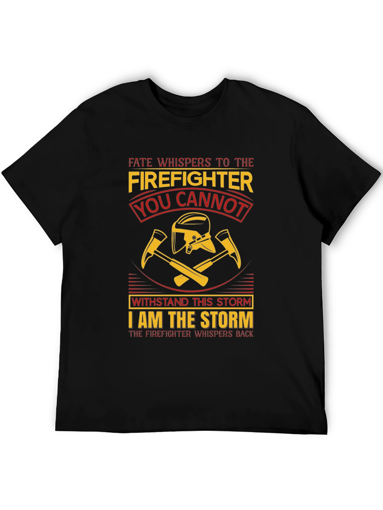 Firefighter Storm T-Shirt - Courage & Resilience