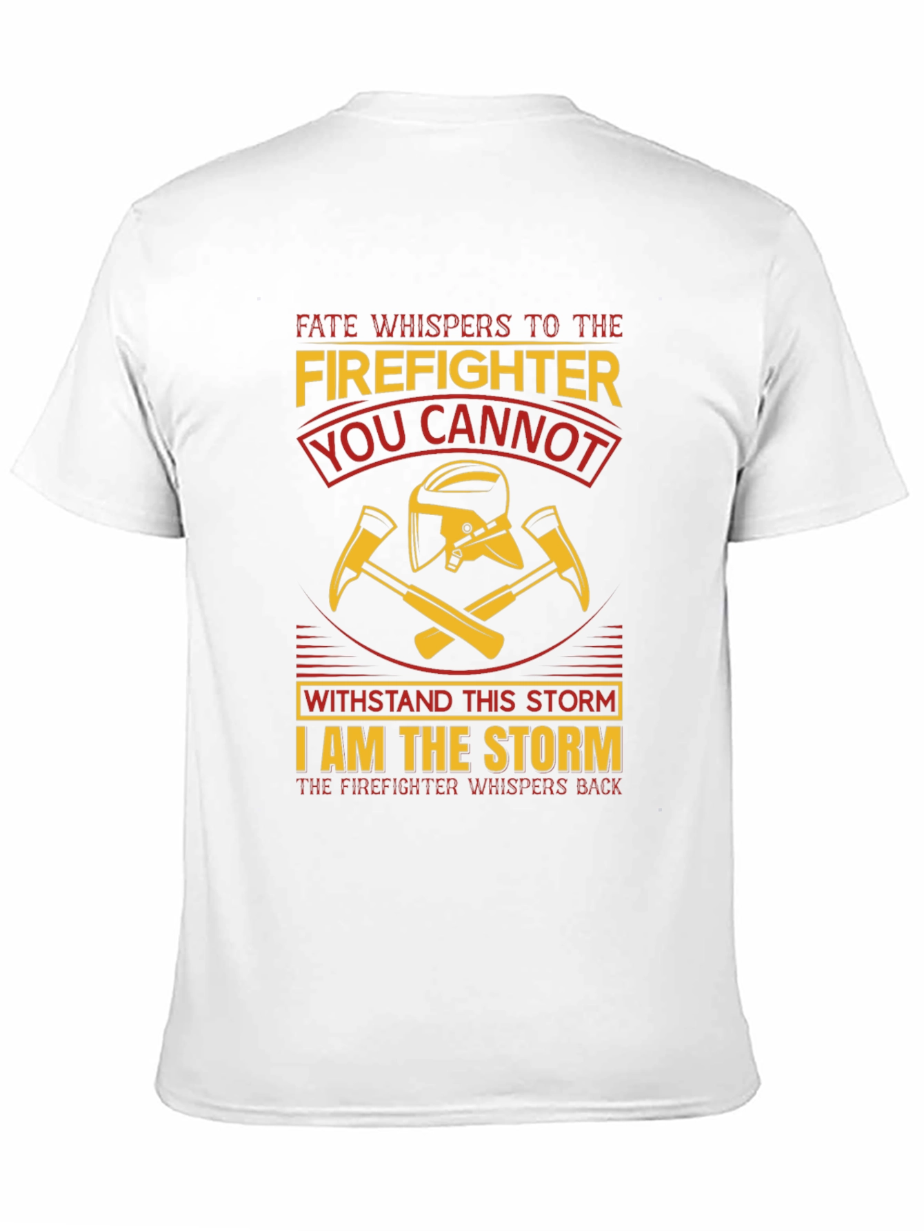 Firefighter Storm T-Shirt - Courage & Resilience