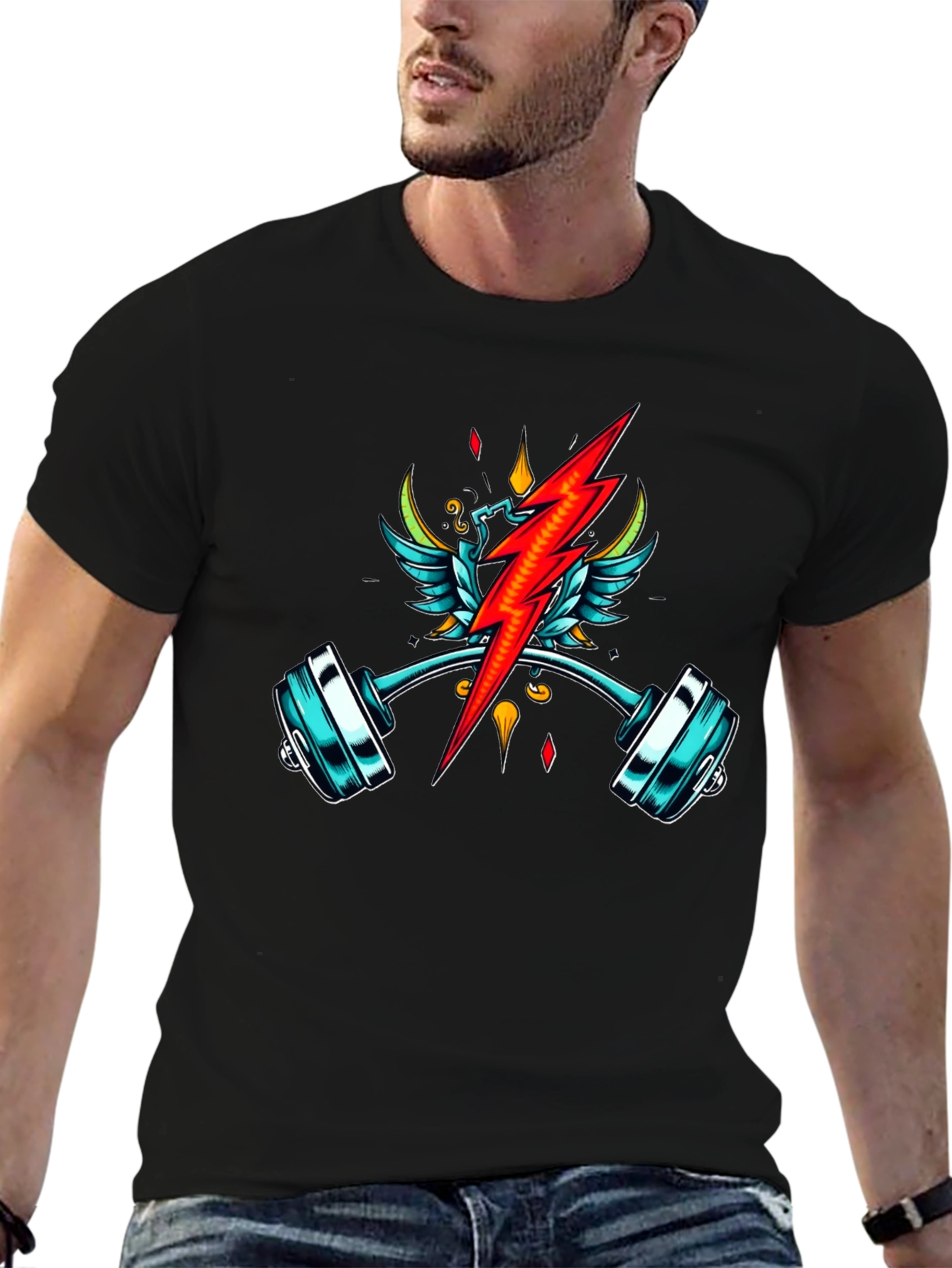 Lightning Barbell T-Shirt