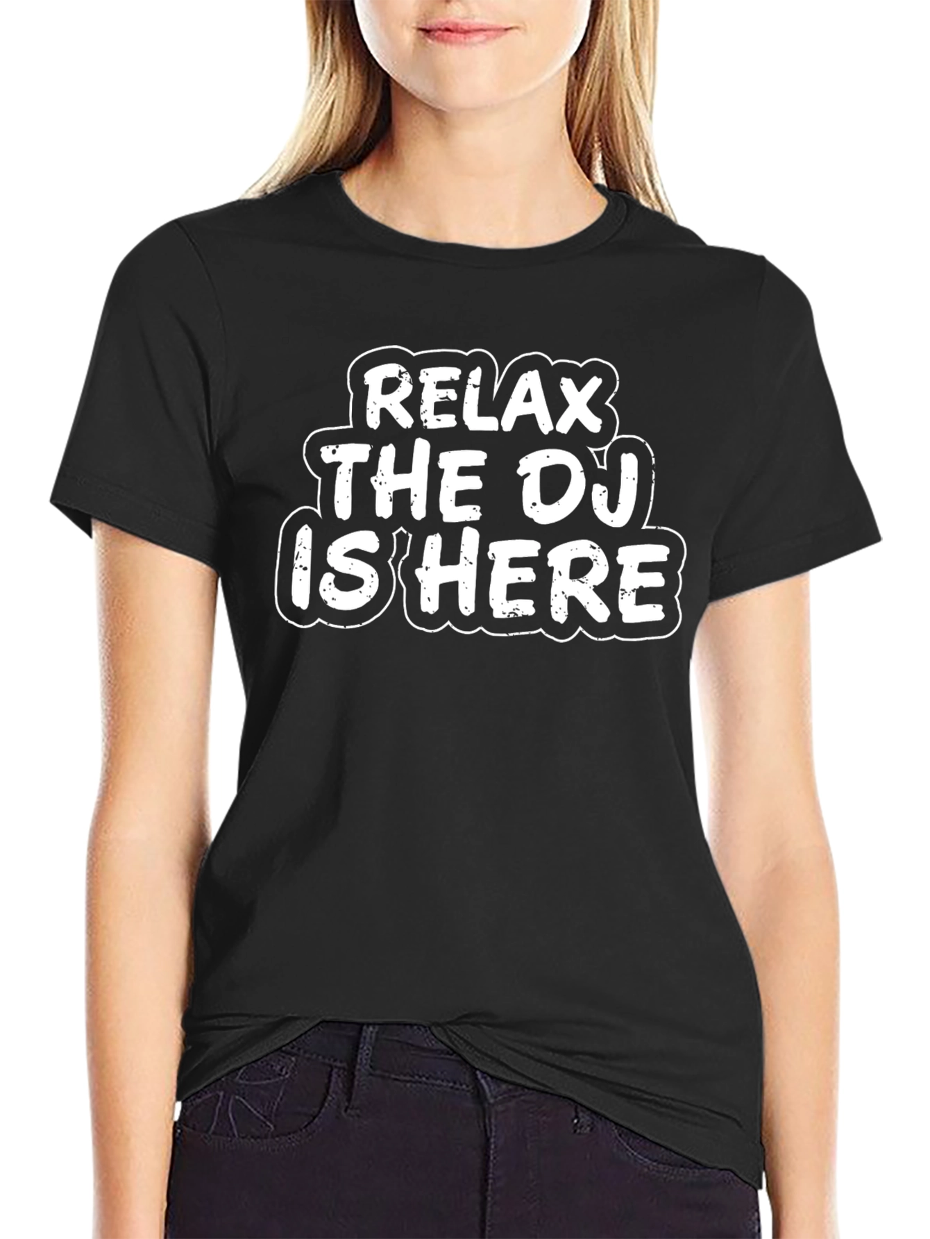 Relax The DJ Is Here Graphic Tee