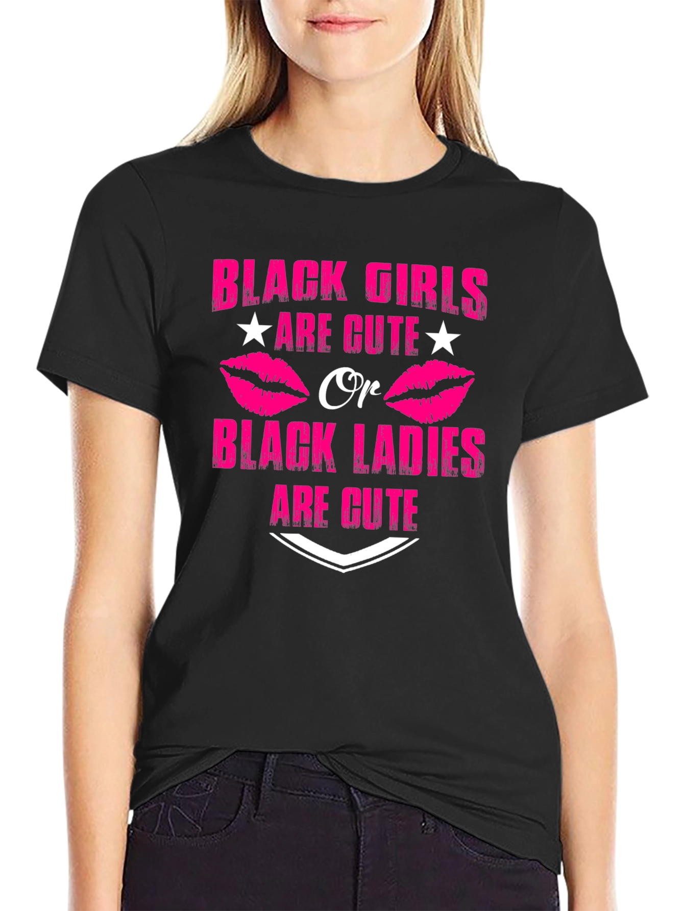 Black Girls/Ladies Are Cute T-Shirt
