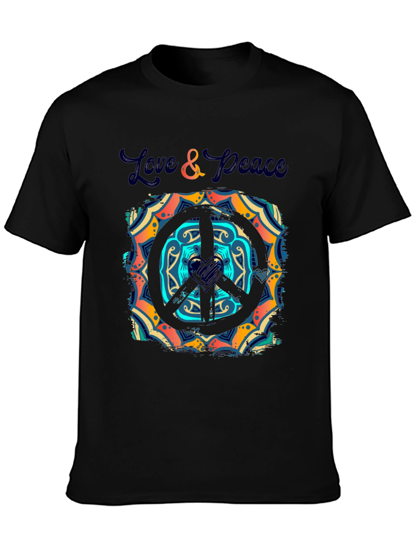 Love & Peace Graphic T-Shirt