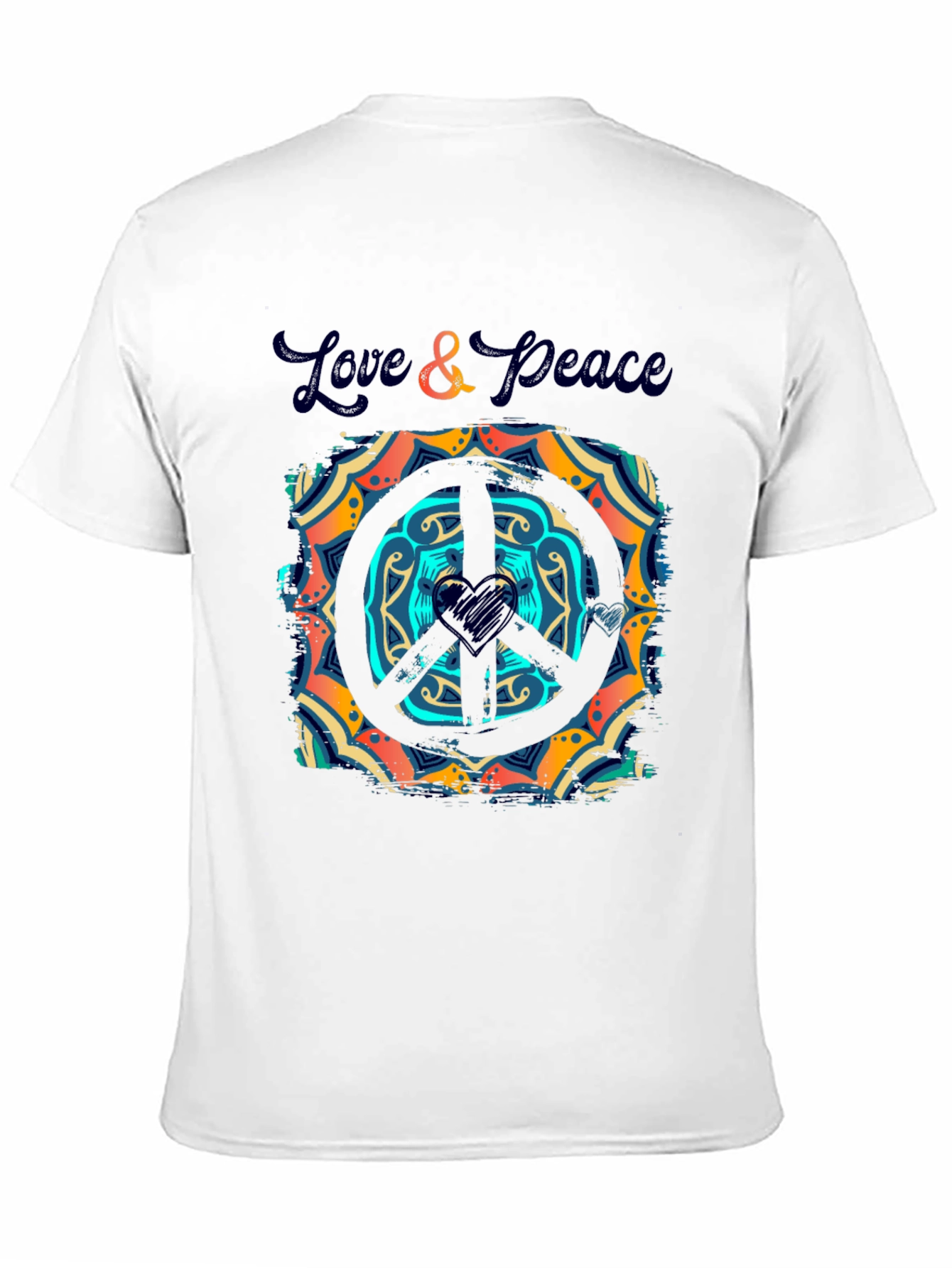 Love & Peace Graphic T-Shirt