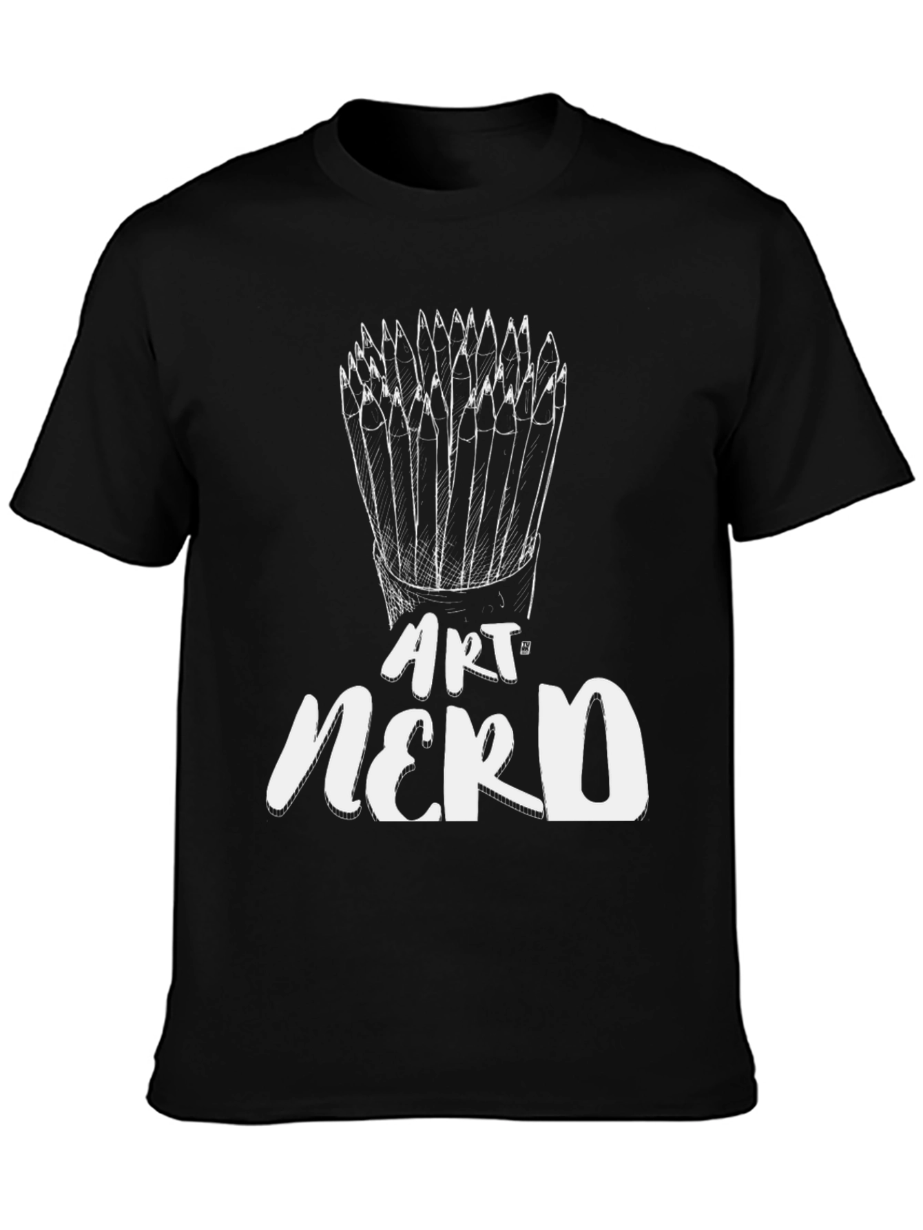 Art Nerd T-Shirt - Artist Pencils Graphic Tee