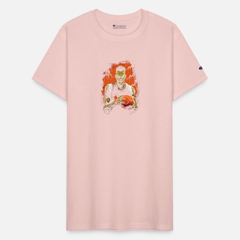 Zombie Basketball Player Dunker Tee Halloween