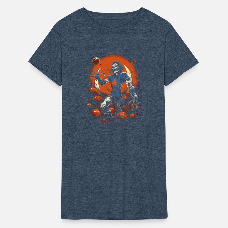 Zombie Basketball Player Dunker Tee Halloween