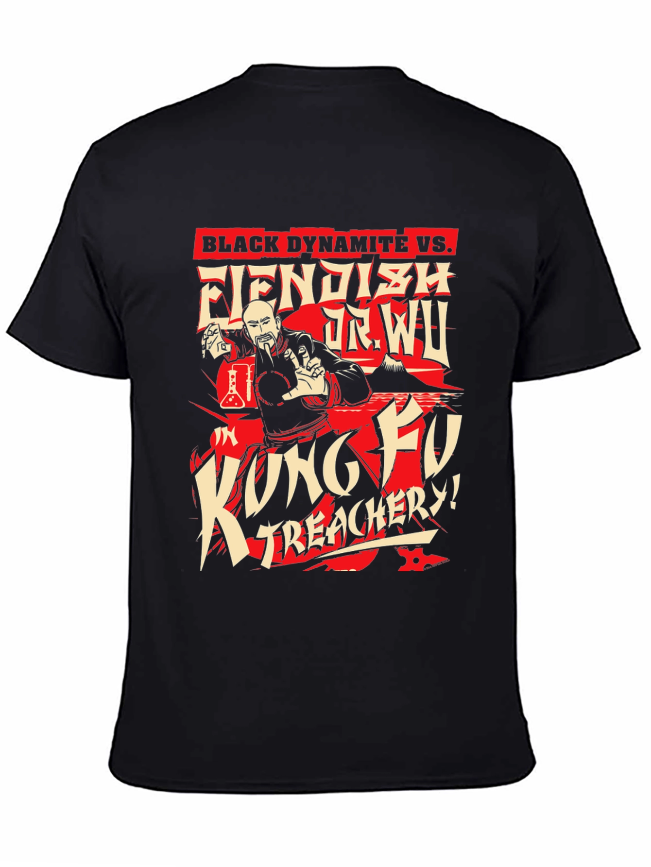 Black Dynamite vs. Fiendish Dr. Wu T-Shirt