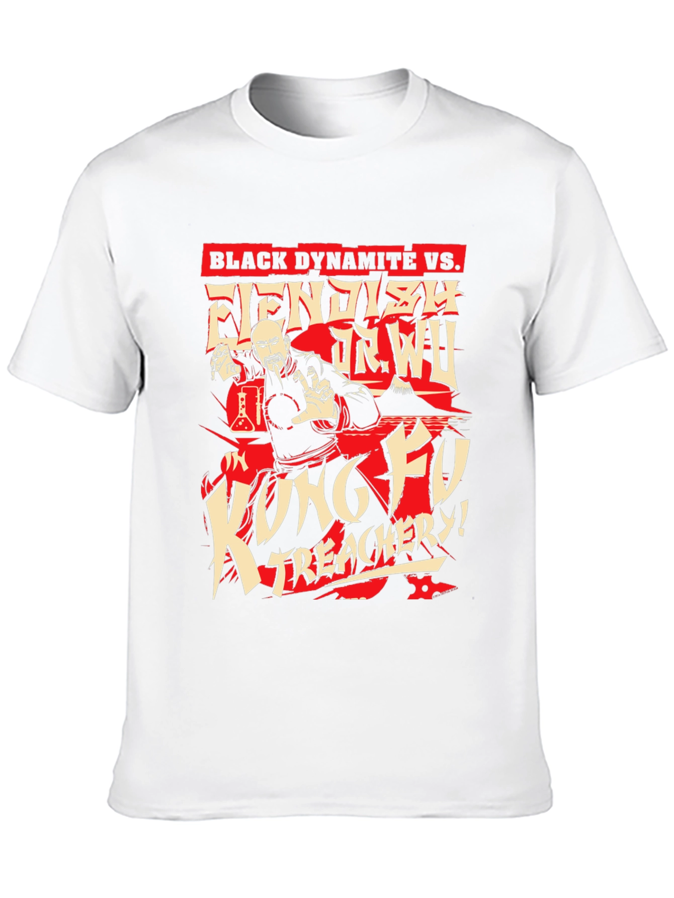 Black Dynamite vs. Fiendish Dr. Wu T-Shirt